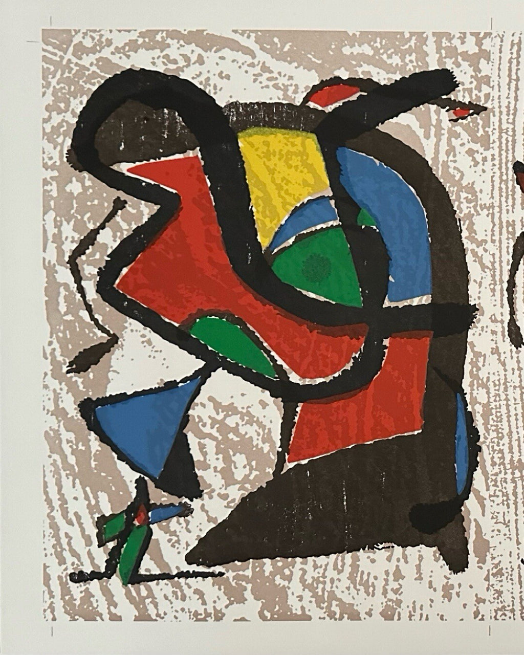 Joan Miro Originalradierung auf Velin Moderne Kunst Surrealismus Abstrakte Kunst Miró