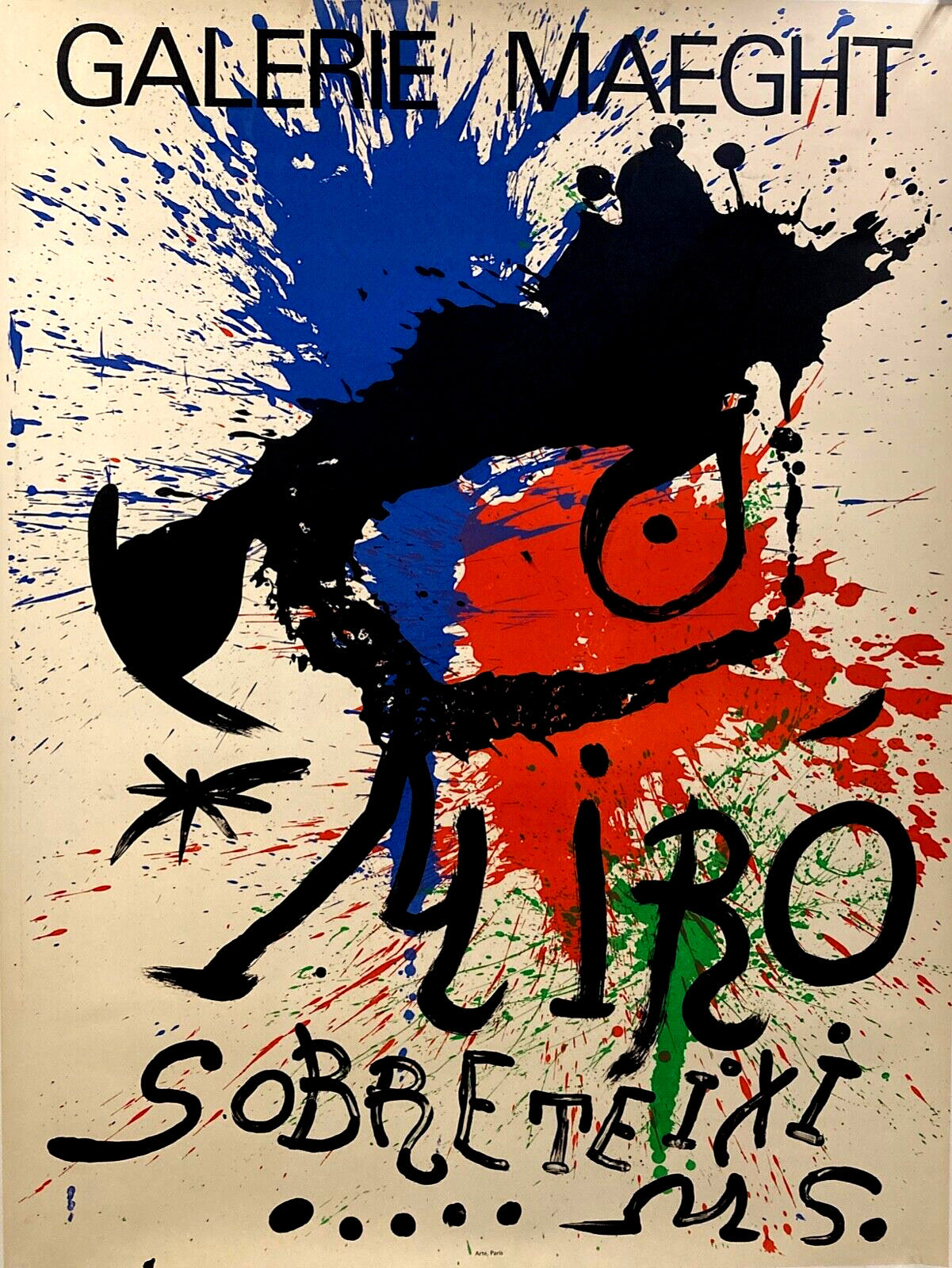 Joan Miró, Affiche originale, 1970