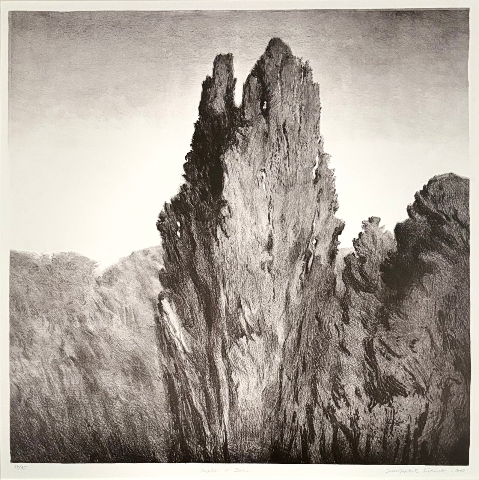Jean-Baptiste Sécheret, Lithographie, 2000