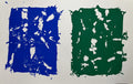 Simon Hantaï, Sérigraphie, 1984