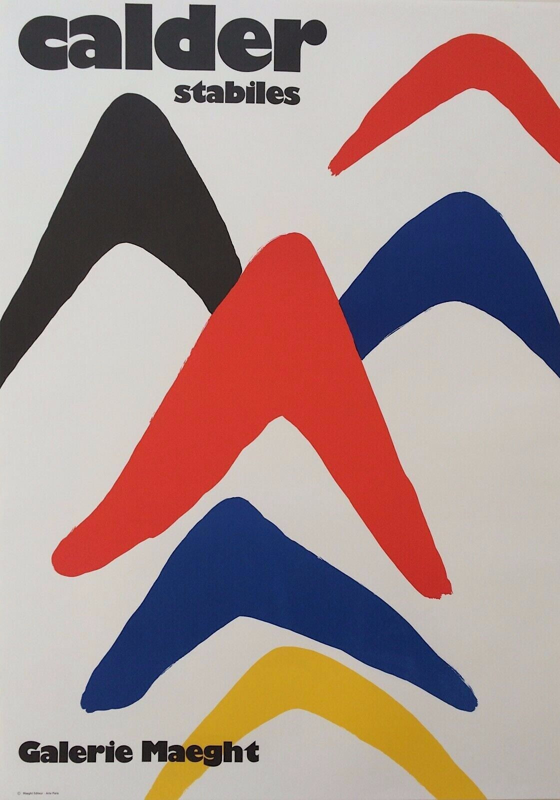 Alexander Calder, Affiche, lithographie, 1970