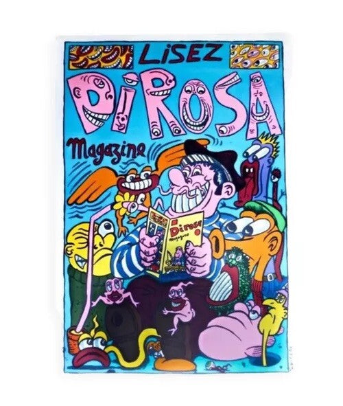 Hervé Di Rosa, Affiche originale, sérigraphie, 1986