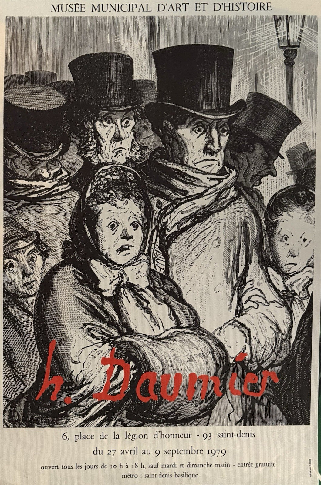 Honoré Daumier, Affiche, lithographie, 1979
