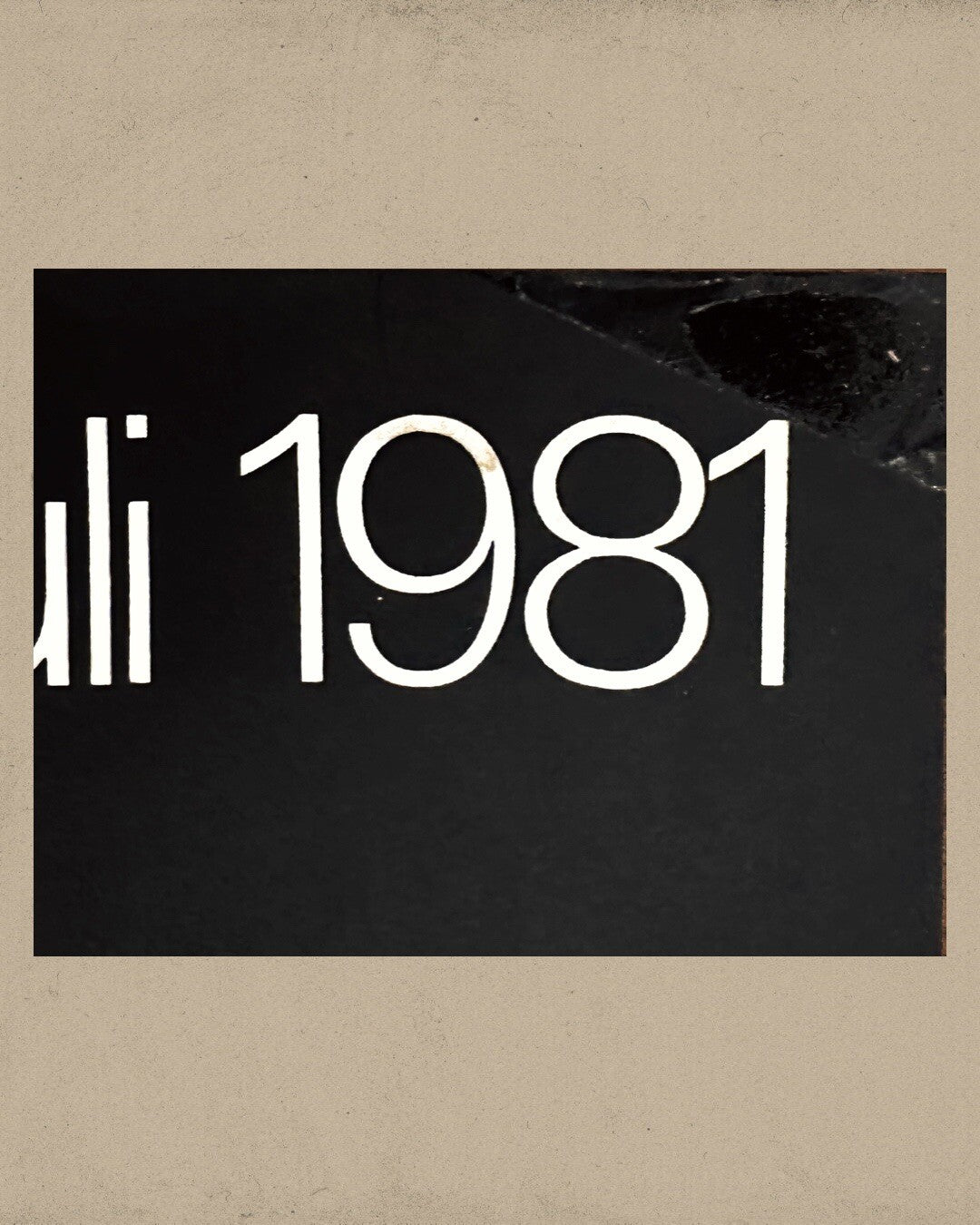 Eduardo Chillida, Affiche originale, 1981