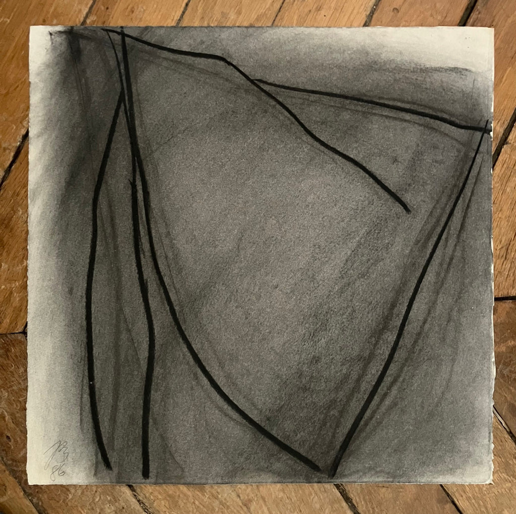 Albert Ràfols-Casamada, Dessin au pastel, 1986