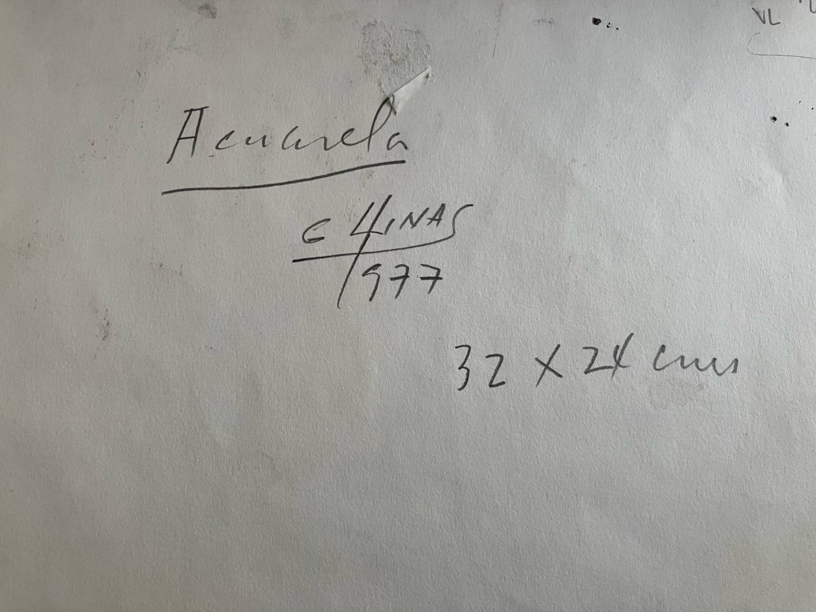Guido Llinas Encre et aquarelle signée 1977 Los Once · Abstraction cubaine