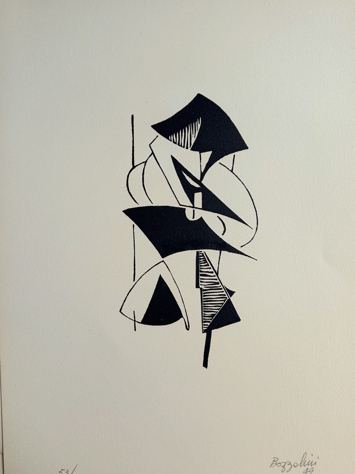 Silvano Bozzolini, Gravure originale, 1949