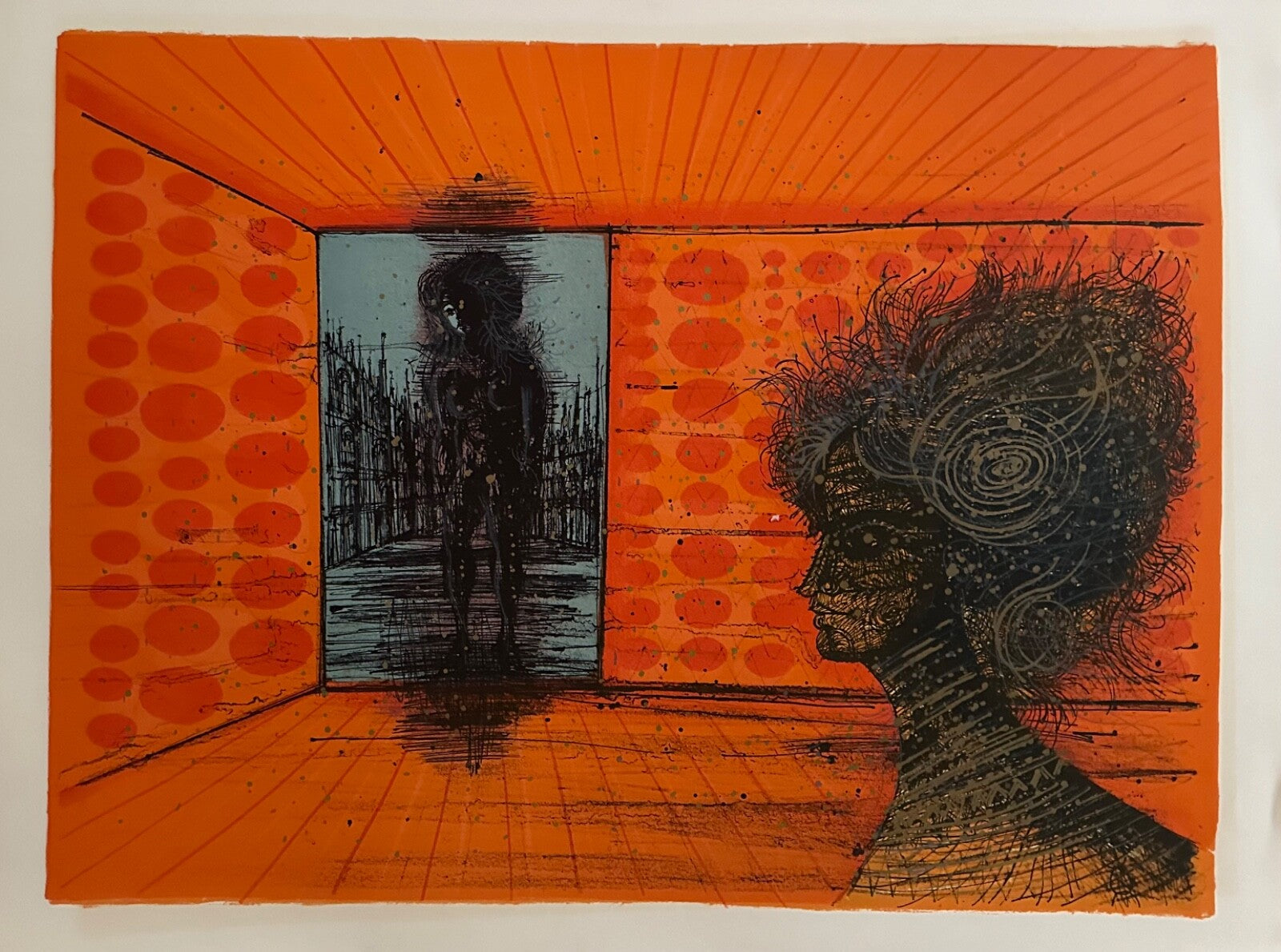 Jean Carzou, Lithographie originale, 1970