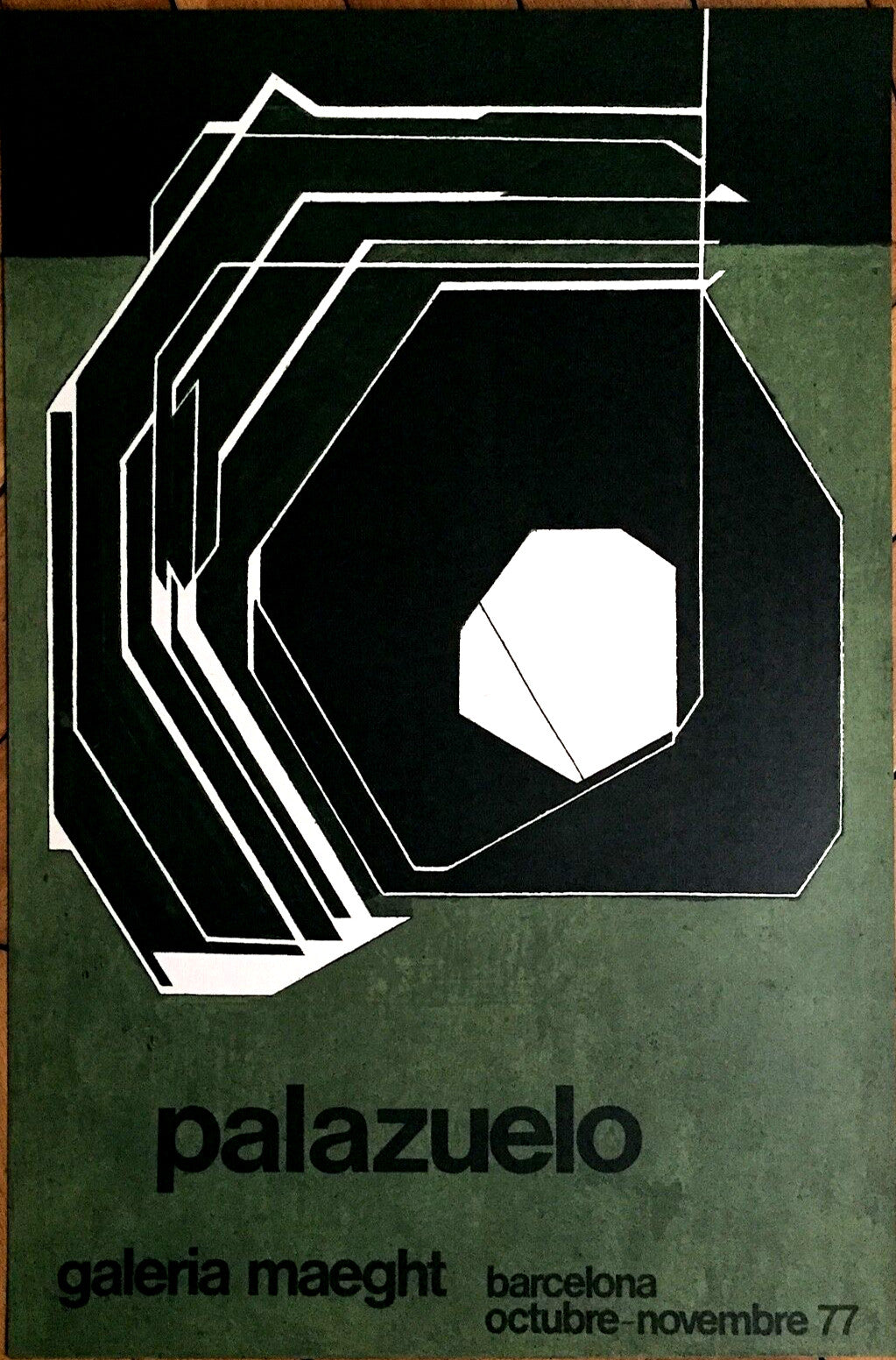 Pablo Palazuelo, Affiche, lithographie, 1977