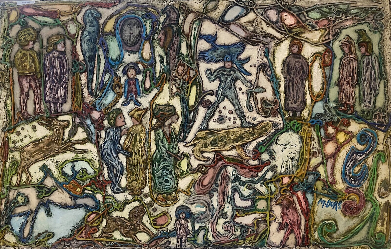 Mirabelle Dors, Technique mixte, 1970