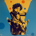 Messac Yvan Siebdruck signiert my generation Pop Art Jimi Hendrix Gitarre Rock