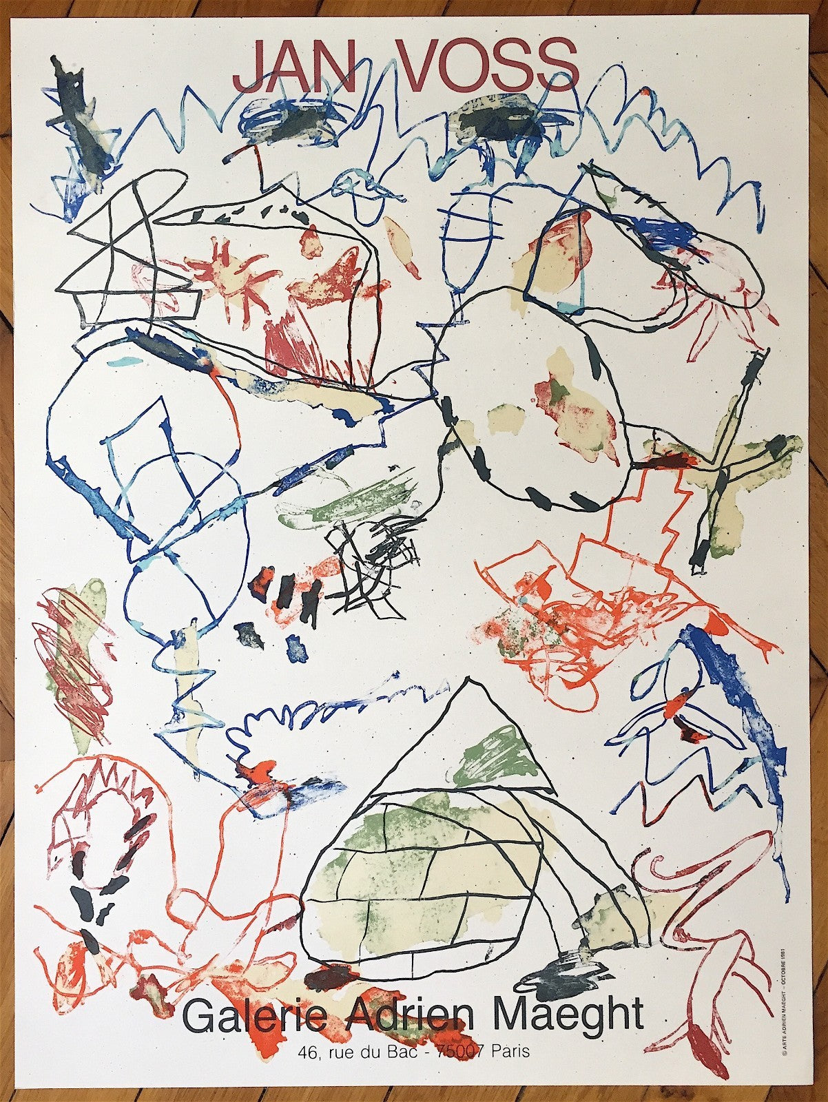Jan Voss, Affiche originale, 1980