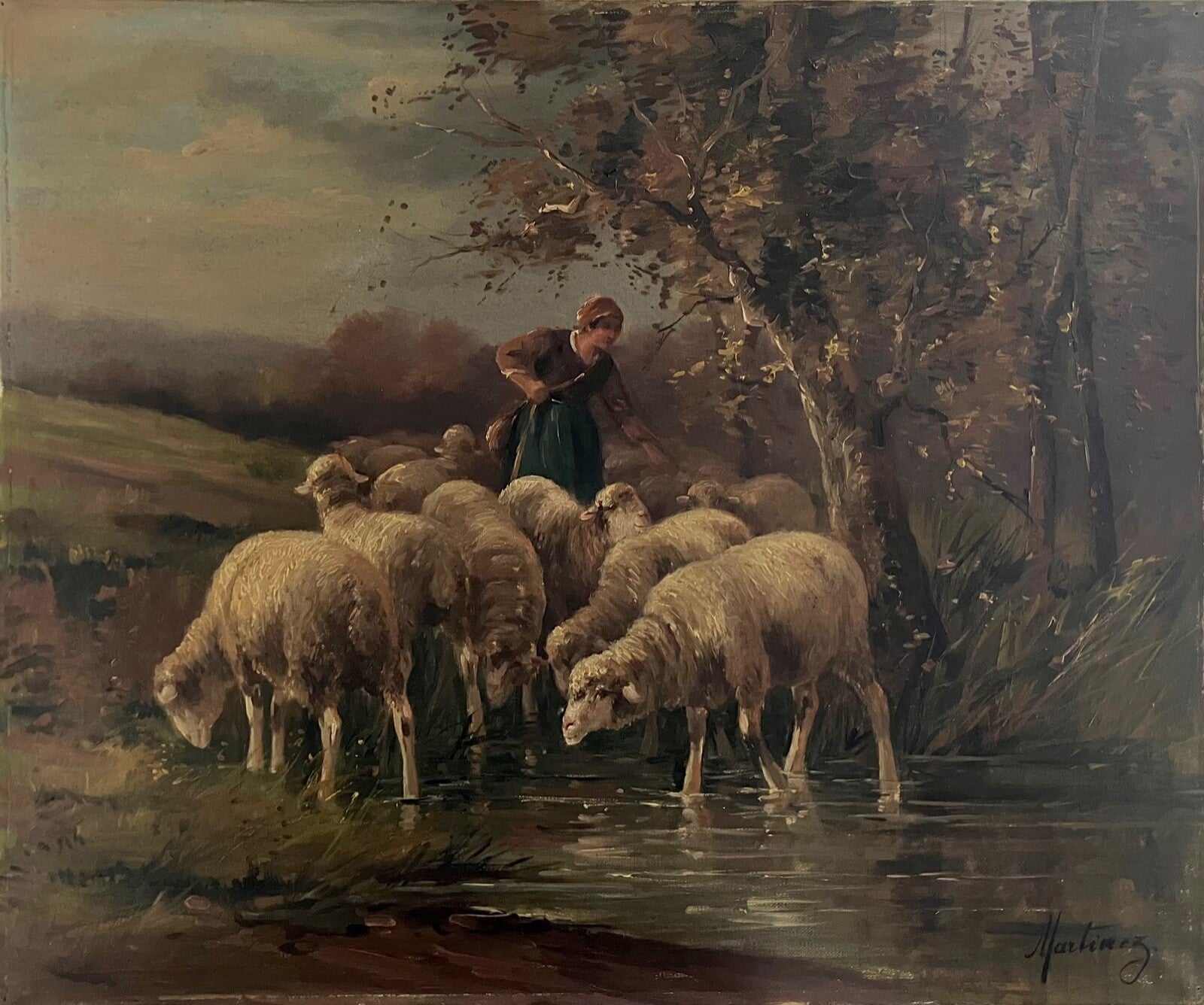 Pablo Del Rio Martinez, Huile sur toile, 1880
