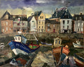 Gérard Boulfray, Huile sur panneau, 1990