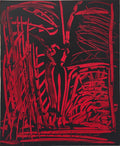 Aki Kuroda, Huile sur toile, 1990