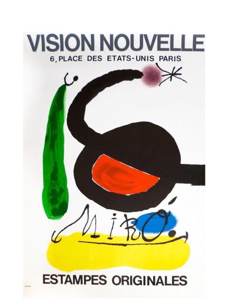 Joan Miró, Affiche originale, lithographie, 1980