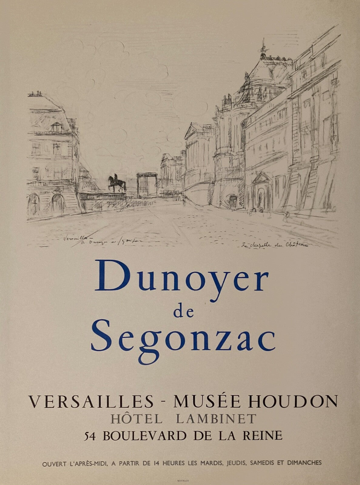 André Dunoyer de Segonzac, Affiche, lithographie, 1980