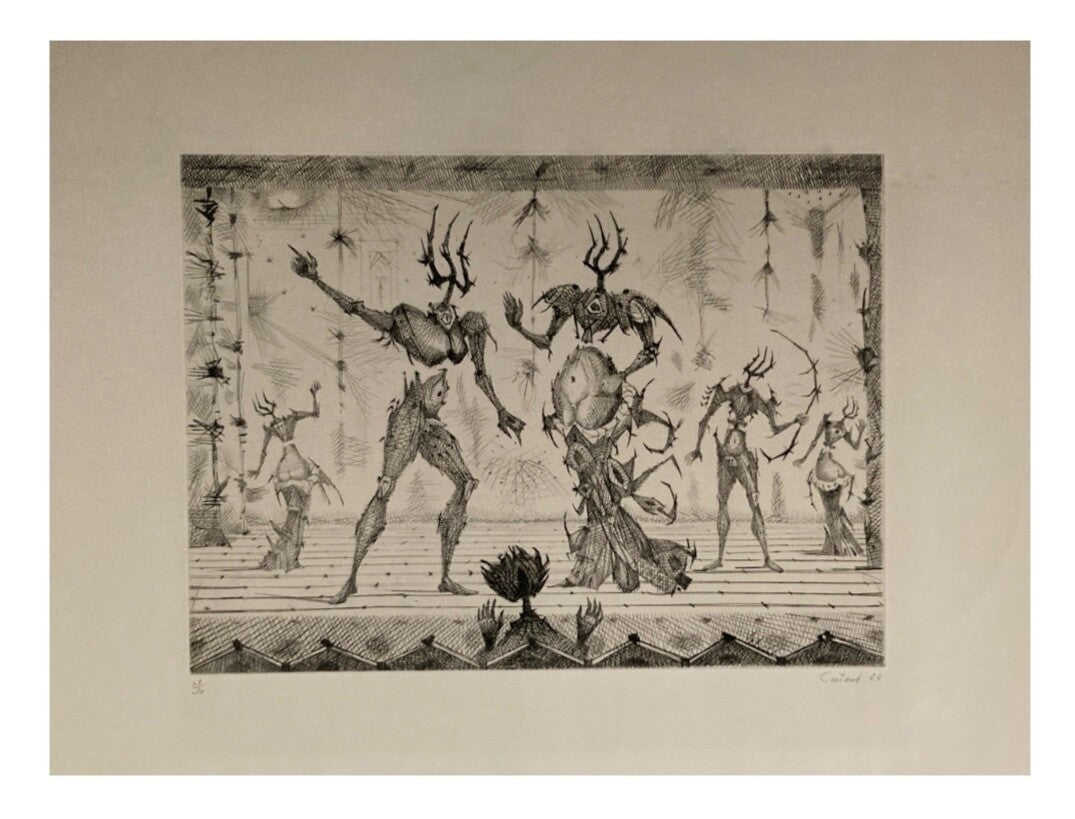 Lucien Coutaud, Gravure originale, 1964