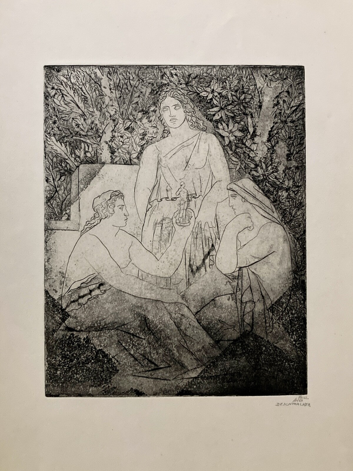 Alex Deschmacker, Gravure originale, 1973