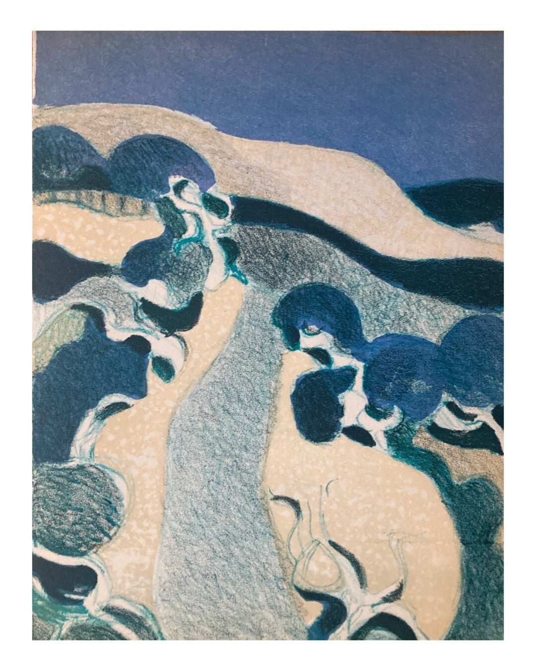 Roger Mühl, Lithographie originale, 1971