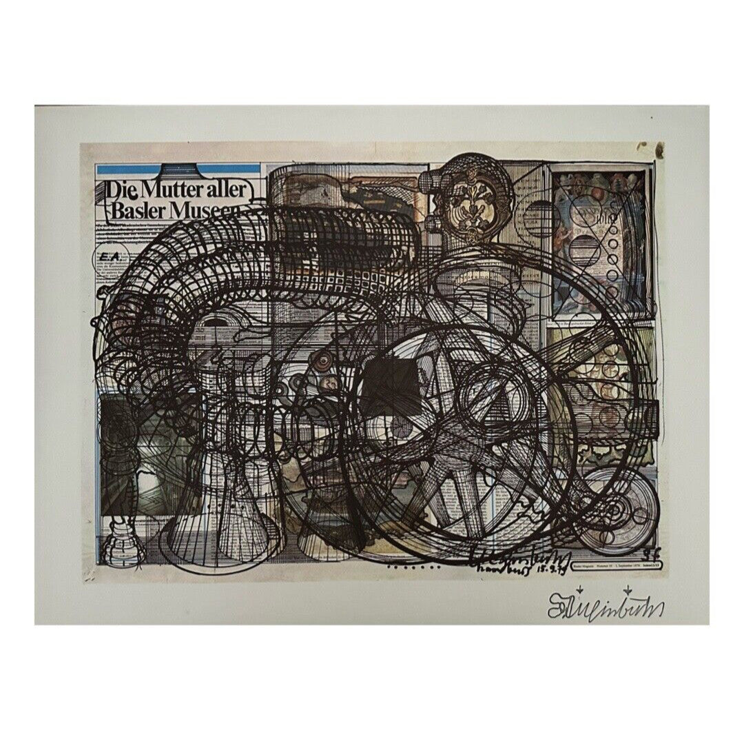 Bernhard Luginbühl, Estampe, 1979