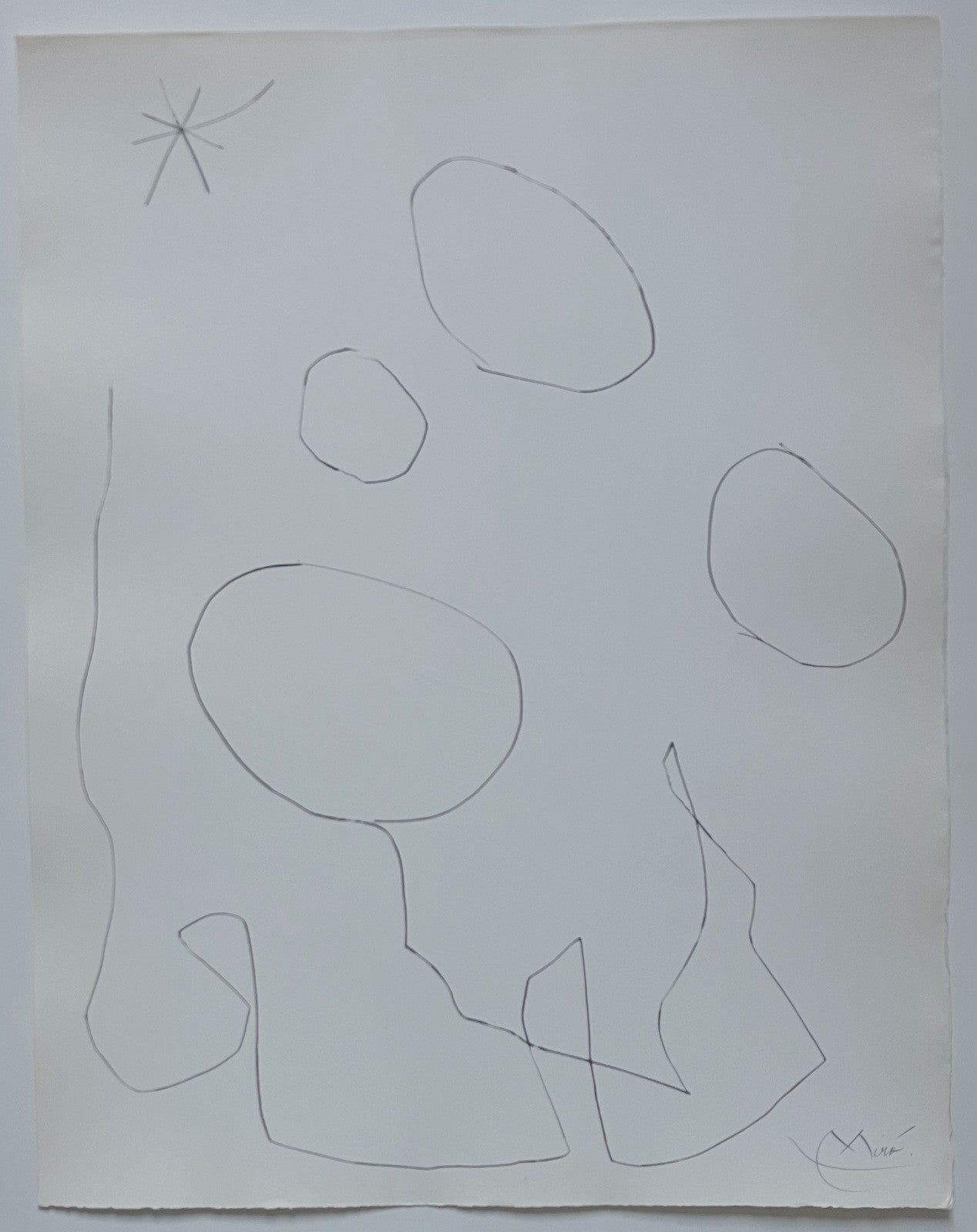 Joan Miró, Gravure originale, 1975
