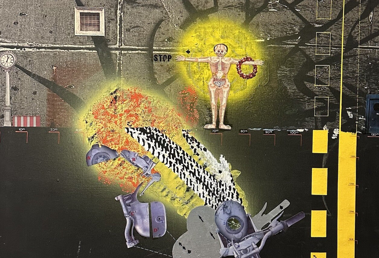 Jean-Pierre Vielfaure, Technique mixte, 1972
