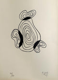 Renato Righetti - Originalradierung signiert 1949 Abstraktion Abstraktion Kunst