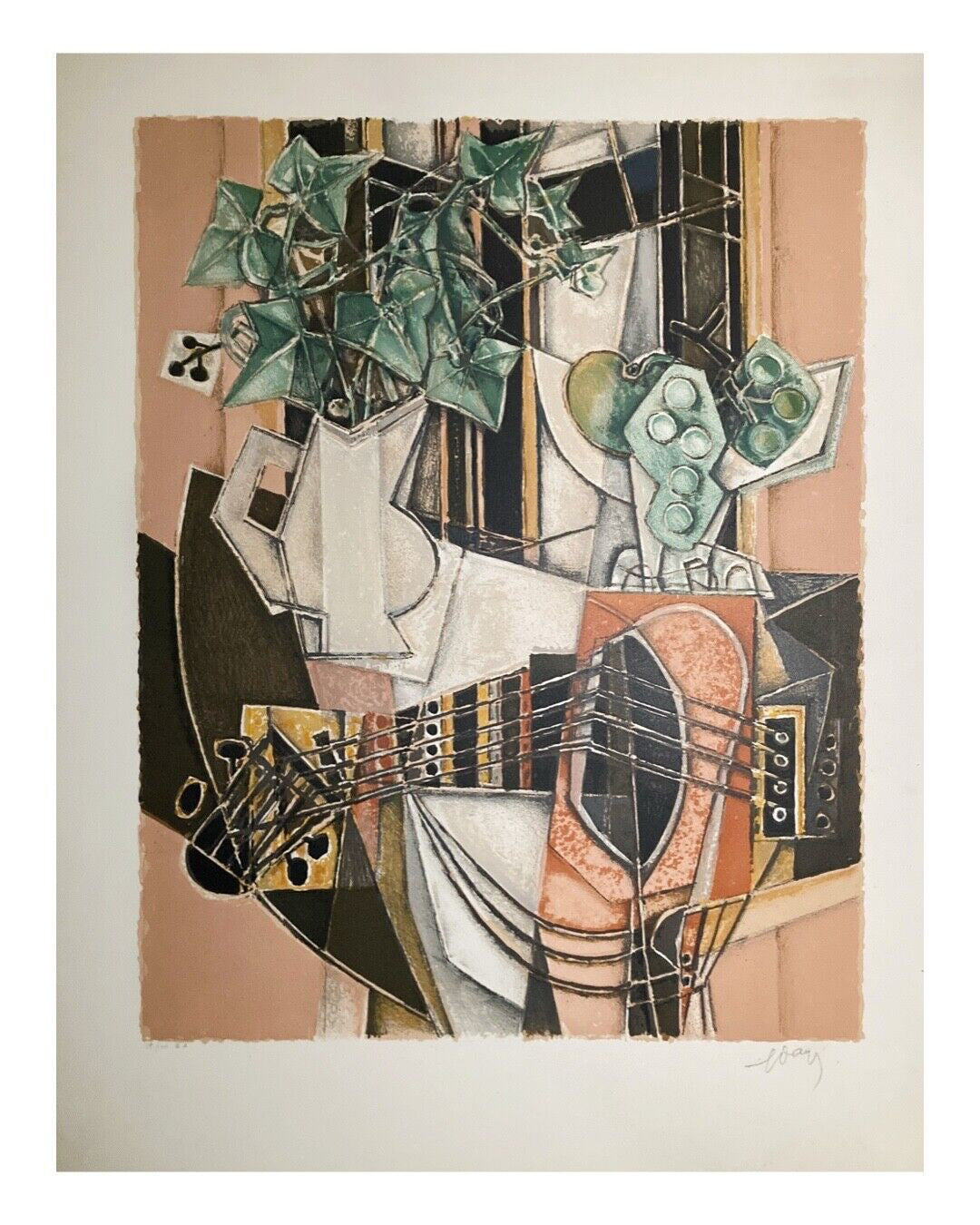 Georges Dayez, Lithographie originale, 1970