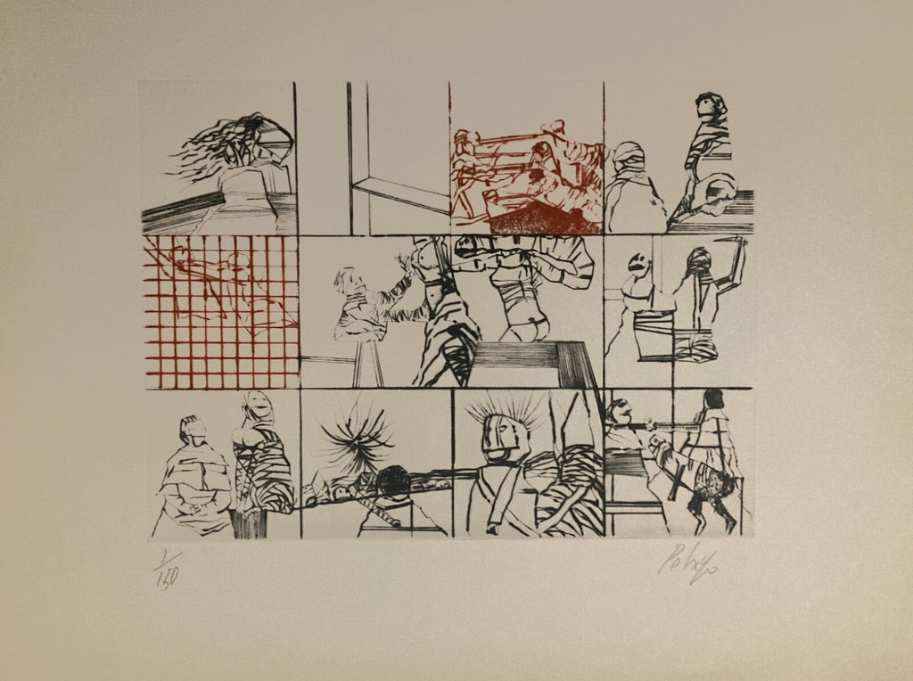 Orlando Pelayo, Gravure originale, 1990