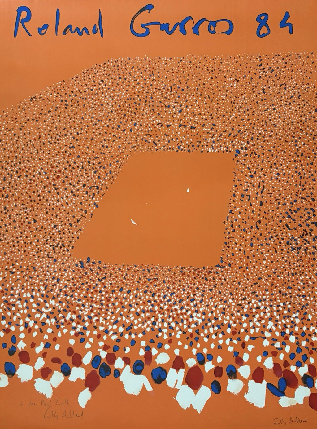 Gilles Aillaud, Affiche, lithographie, 1984