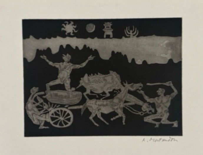 Aimé Montandon, Gravure originale, 1970