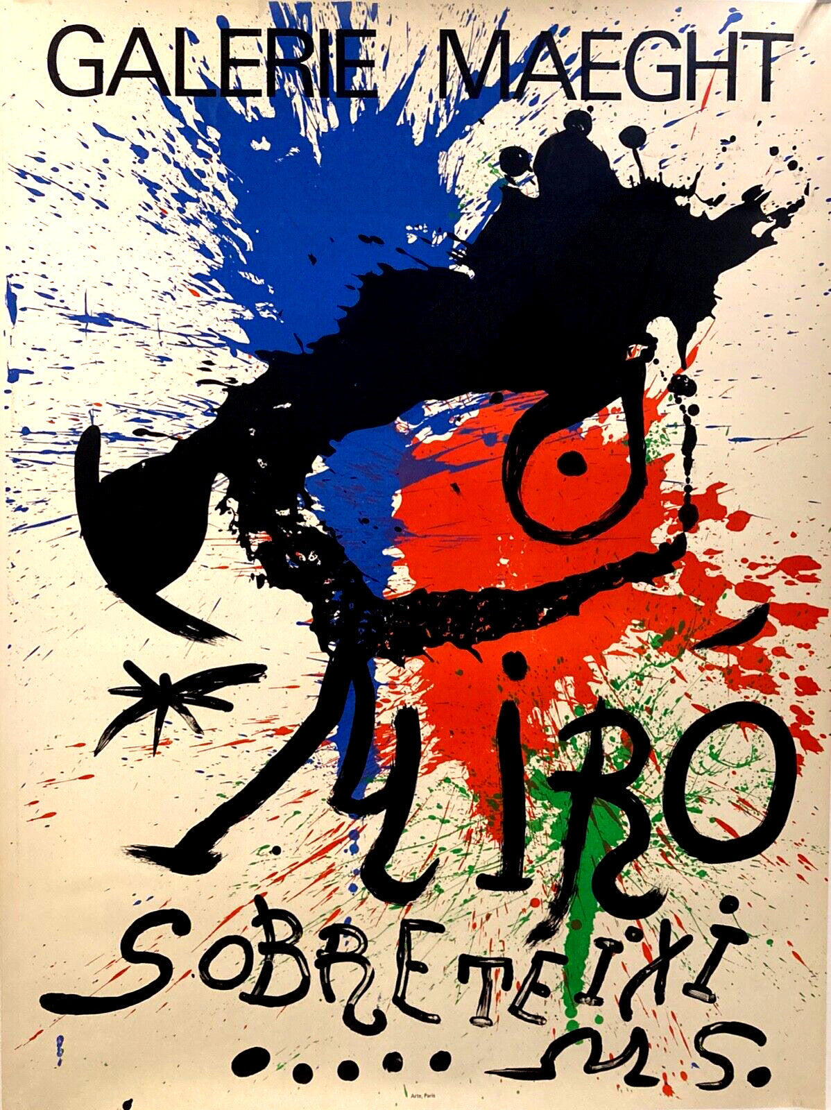 Joan Miró, Affiche originale, 1970