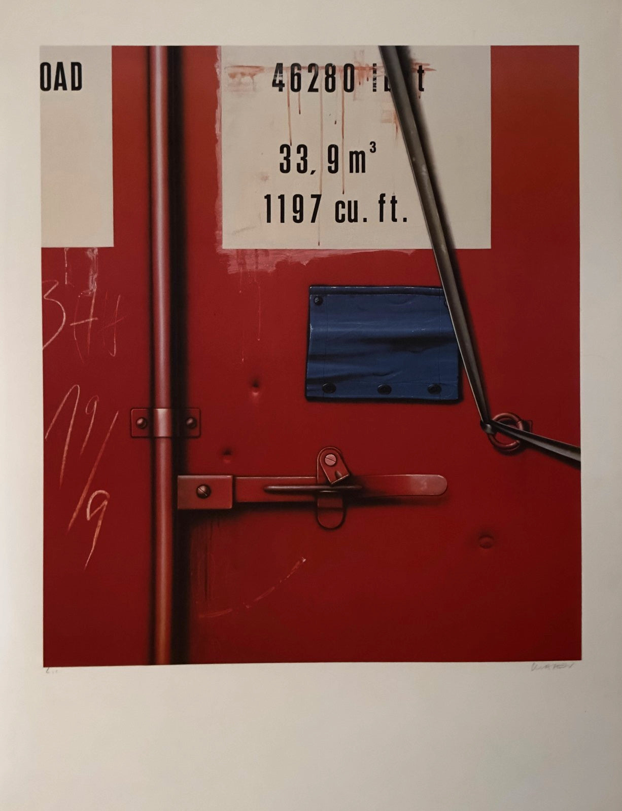 Peter Klasen, Lithographie, 1980