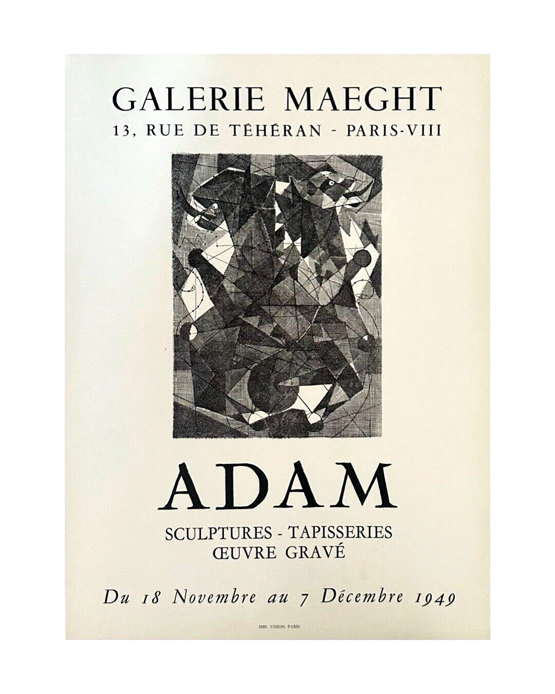 Henri-Georges Adam, Affiche originale, 1949