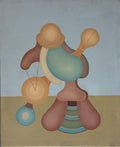 Claude Flavet, Huile sur toile, 1970