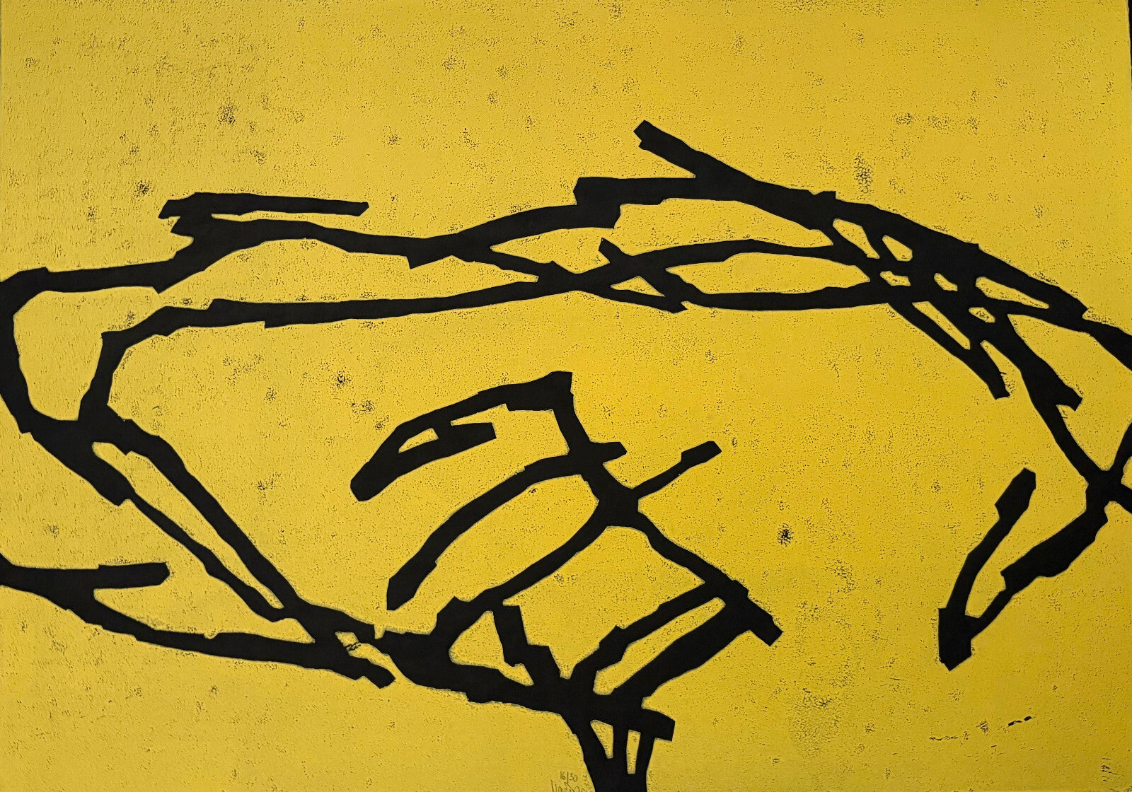 Martin Noel Gravure signée constructivisme minimalisme abstraction géometrique