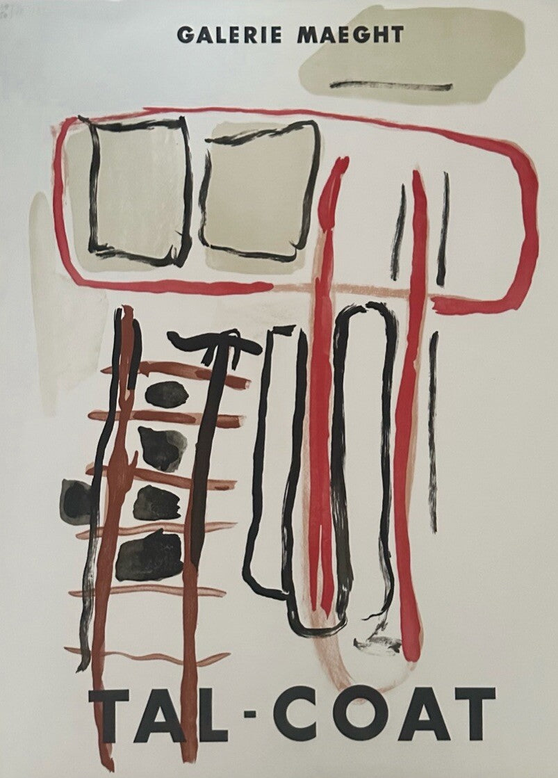 Pierre Tal-Coat, Affiche, lithographie, 1985