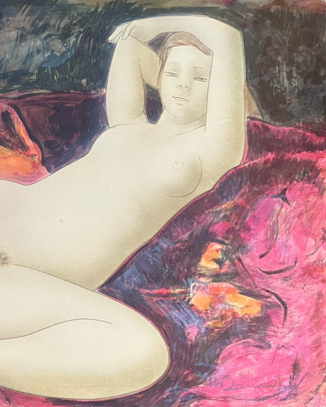 Alain Bonnefoit, Lithographie originale, 1980