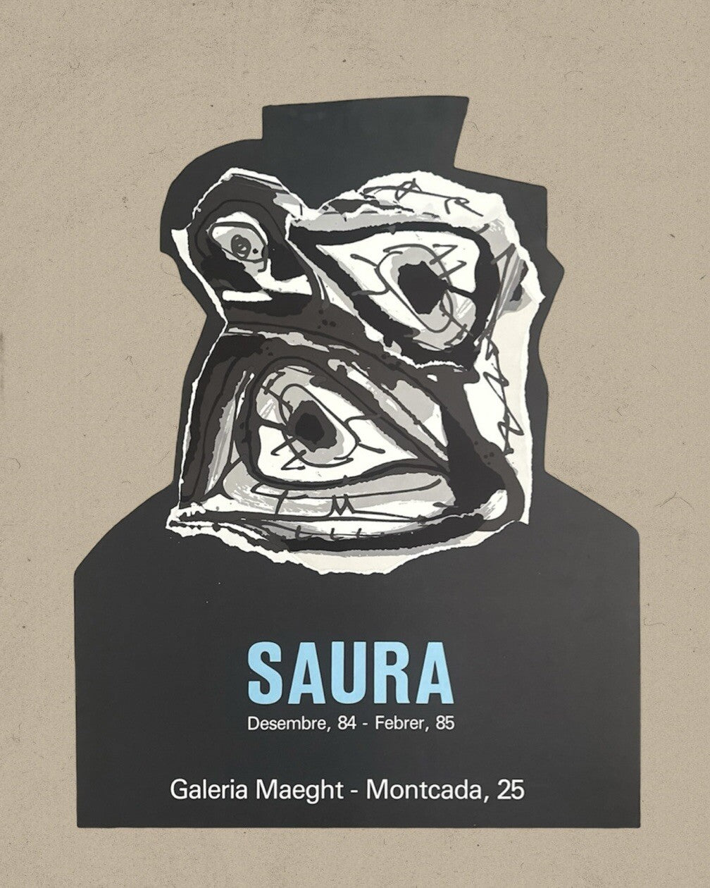 Antonio Saura, Affiche originale, 1984