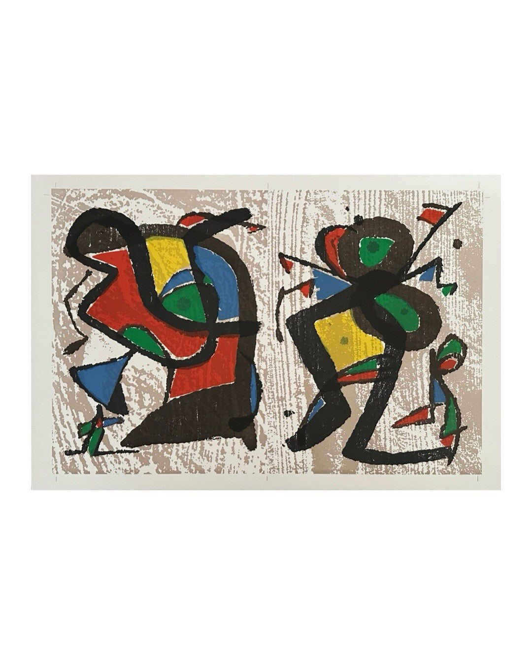 Joan Miró, Gravure originale sur vélin, 1980