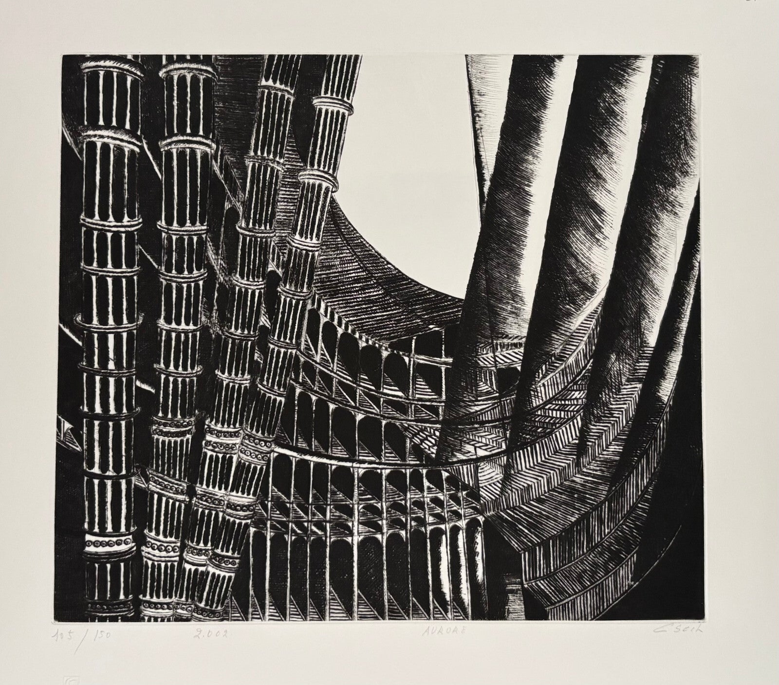 Hélène Csech, Gravure, 2002