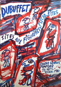 Jean Dubuffet, Affiche originale, 1981